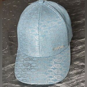 Bebe Blue Cap with Silver Logo